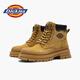Dickies Martin Boots Femme 2025 Nouveau style britannique Boots Single Sole épaisse augmentant mince à lacets Boots pour femmes décontractées jaune / femmes 37 235 mm