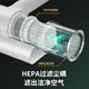 Mite removal instrument, ultraviolet wired sterilizer, home bed mite removal, small vacuum cleaner, bed removal and rare maple upgrade - 10,000 times deep mite removal, 3 filter elements, white 4