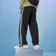 阿迪达斯 （adidas）休闲舒适运动裤男装轻运动EI9761 黑色/白 AL