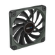 Coolleo M15 Performance Ventilateur mince 12015 ÉTAUCHE D'ORTORNATION FAN refroidissement refroidissement Silent Desktop PWM Régulation de vitesse de 15 mm d'épaisseur