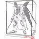 Spectrum animation Model display box Gundam figure toy high transparent acrylic glass dustproof storage box 18*14*30cm