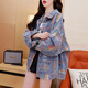 Cleavery Die Hip-Hop-Denimjacke im Frühjahr im Frühjahr und Herbst 2025 Neues koreanisches Version loses Design und altersreduzierende Casual Top Trend 829 Patch L (Empfohlen 130-145 Jin [Jin entspricht 0,5 kg]))