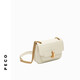
PECO bag 846P line series new one-shoulder crossbody chain wandering bag cowhide square bag travel bag send girlfriend gift classic blackhead layer oil wax cowhide spot