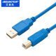 Emerson is suitable for Omron PLC communication cable USB-CP1H data download cable programming cable download cable connection cable USB-printer square port gold-plated connector USB-CP1H2M
