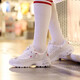 SKECHERS Fashionable and casual women's trendy embroidered panda shoes 11977/WHT 35