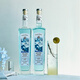 Shared Notes Share Notes Blue Mountain Gin 760ml Gin Wein Golden Ton Li Gin 40 Grad Cocktailgetränk Basis Wein Spirituosen 760 ml 2 Flaschen Blue Mountain Gin