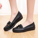 CARTELO large size mother shoes 42 women's shoes soft sole spring and autumn middle-aged and elderly leather shoes women 41 genuine leather flat sole non-slip single shoes 44 autumn black cowhide 6187 38 standard size