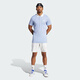 阿迪达斯 （adidas）男子网球服POLO衫短袖 法网同款POLO衫轻质快干面料 浅蓝 IW6227 M （175/96A）