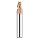 Cortador de acero de acero de tungsteno XMSJ para cortador de pendiente de acero 12358 Cortador de fresado con cón de aleación recubierto 1.5*1*5L*50L