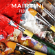 Martini Nylon Brush acuarela Gouache Pintura al óleo de acrílico General Professional Gran Pico 5 Conjunto 719F-005