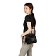 Andseeyou Damen Crossbody Bag New Oxford Stofftasche Frauenbeutel One-Shoulder-Muschel-Brustbeutel Textur Leichter Einweihbeutel Frauen Schwarz