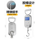 Kaifeng Portable Electronic Scale Portable High-precision Home Express Scale Spring Scale Weighing Food Luggage Scale [Lithium Battery Quick Charge Model] Silver Gray 50kg 5g