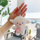 Xushansi Douyin Sheep Keychain Pendant Ins Internet Celebrity Fashion Trend School Sac Hanging Decoration Girl Car Key Silver Silver Buckle (environ 12 cm)