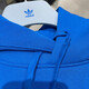 阿迪达斯 （adidas）卫衣男士春秋季三叶草运动服针织连帽休闲上衣套头衫 HK9866蓝色磨毛毛圈  2XL