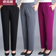 Yu Zhaolin reines Baumwoll mittlere und ältere Frauenhose im Frühjahr und Herbst. Neue Style Lose eng mit hoher Tapferkeit Casual Hosen Hosen Mutterhosen Sport-Jogginghosen plus Fleece Black-689# 2xl (empfohlen 115-135jin [Jin gleich 0,5 kg]))