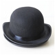 Cherry-embellished gentleman's top hat black retro high hat men's British French flat-top felt hat British Sherlock Holmes detective magic hat flat-top high hat black Sherlock Holmes Detective L (58-60cm)