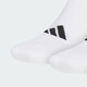 阿迪达斯 （adidas）胜道潮流 2024冬中性吸汗透气三双装袜子 JN4867 S