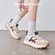 
ZHR casual shoes for women thick sole height-enhancing sneakers for female students lightweight and versatile fashion women's shoes G686 Milan 35