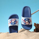 Transformers children's slippers, summer style, non-slip, soft-soled sandals for medium and large children, baby boys, white and blue, size 170