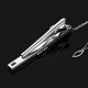 IFSONG Meisong Men's Tie Clip Fashion Formal Business Silver Bright Starry Sky Professional Simple Lavalier Pin Gift Box Bright Starry Sky LDJ387A