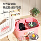 欣格迷你厨房真煮食品级做饭小厨具过家家玩具真实烹饪煮饭电磁炉套装