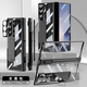 Shell [elektroplierend magnetische Saugscharniere Doppelscharnier] Samsung Z Fold6 Mobile Hülle Magnet Saugscharnier Shell Film integriert 6 Faltbildschirm Ultra-dünn matt All-Inclusive Anti-Fall-Shell-Männer-Rosa-Sm-Z-Fold 6
