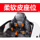 Mi Yi (MiYi) [1.15m extended version] Children's electric car four-wheeled car can be remotely controlled by people and children's toys. Double-wheel drive red + large battery + mobile phone remote control + soft leather seat