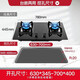 Sakura (SAKURA) range hood top side double suction 7-shaped 21 cubic cube large suction first-level energy efficiency household kitchen dual air inlet intelligent touch hood stove set KA01+B9209 [5.0KW multi-size smoke stove set]
