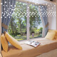 Meishuangjuezhu curtain door curtain crystal curtain living room partition entrance hall entrance door to bathroom bedroom pass decorative curtain 20 curved shapes (suitable for width 0.6-0.8 meters)
