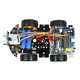 CreateBlock -Programmierroboter Intelligentes Auto C51 Microcontroller Kit WiFi Video -Überwachungsgeschwindigkeitsmessung Tracking Barrier Fernbedienung Light Search Bluetooth WiFi4 Paket One Skala -Teile