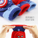 Disney children's gloves winter warm five-finger thickened half-finger girls' knitted baby boy gloves HM70085 blue