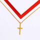 Fat Donglai's same style cross pendant is gold-plated, Nine Years Good Store, Golden Necklace Pendant for Women, Simple Cross Pendant + Necklace + Exquisite Gift Box