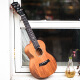 
Gerila Sakura Ukulele 2011 Girls' Cute Beginners Small Guitar Veneer Uklili High-Precision 26-inch Veneer (Loginal Wood Color) + Accessories Teaching