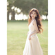 Yanlifen (yanlifen) French escaped princess suspender dress for women 2025 summer new engagement dress French small white skirt summer white S
