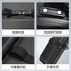 Yuzhiyuan fishing gear bag hard shell bag fishing rod fishing bag multi-functional waterproof and scratch-resistant alloy rod bag black