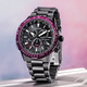 Citizen Watch Men's Men's's's Japanese and Korean Watch Photodynamic Radio Wave Date Afficher la ceinture en acier mode chinois Gift de la Saint-Valentin CB5009-55E