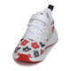 ADIDAS (ADIDAS) Zapatos de niñas Sports Casual Tampa Flower Velcro Top Jogging Zapatos Blanco Spring and Summer 2025 GZ9754 Blanco 28 1/2