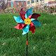 Buntes Windmühlen Kindergartenpark Event Dekoration Plastik Windmühle Kinderspielzeug landschaftlicher Gebiet Windmühle Bunte Windmühle