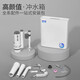 Jiumuwang toilet flush tank household bathroom squat toilet squat pit thickened toilet wall-mounted energy-saving high-impact pumping tank simple thickened version + installation package no need to punch holes