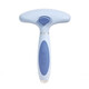 Dele Dog Comb Knot Comb Teddy Golden Retriever Large Dog Comb Epilator Cat Comb Self-Cleaning Curved Rake Comb - Blue