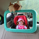 Caranku car child safety seat baby viewing mirror basket mirror reverse seat viewing mirror white mirror