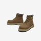 Bestou Winter New Style Einkaufszentrum gleiche Outdoor -Arbeitskleidung große gelbe Stiefel Martin Boots Dicke Absatz Low Boots 80092DD4 Brown 39