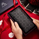 Paul Mesid Men's Wallet Men's Long Leather Cuir Zipper Fashionable Cow Hide Bag Gift For Boyfriend Husband Pather Pat
