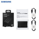 
Samsung (SAMSUNG) T7 Shield Type-c interface Mobile solid state drive PSSD NVMe transmission speed 1050MB/s T7 Shield Dark Night IP65 triple protection 1TB