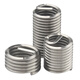 GUWANJI wire screw sleeve 304 stainless steel screw sleeve wire screw sleeve thread protective sleeve steel brace brace M3x0.5x1D 50 pieces