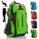 Kuqi Kangaroo Outdoor Mountaineering Bag 40L Large Capacity Lightweight Travel Backpack Men's and Women's Backpack Waterproof Cycling Bag School Bag Black