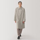 Muji Herrenstand Halsband Coat Trench Coat Herbst Herbst mittlere Länge ad0urc4a hellgelb xl 180/104a