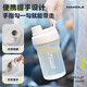 
Lock Lock (LOCK/LOCK) plastic water cup shake cup fitness men's protein powder casual cup student portable exercise large capacity lemon cup [built-in stirring grid] dark black 880ml