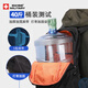 
SWISSMILITARY Swiss Army Knife Backpack Men's Business High-end Computer Bag Leisure Commuting Large Capacity School Bag Travel Backpack Black [Back Honeycomb Board] Large size 15.6 inches 30*19*47cm
