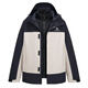 Camel (CAMEL) men's jacket, three-in-one jacket for men and women, windproof and waterproof jacket, outdoor mountaineering jacket M34CATG751